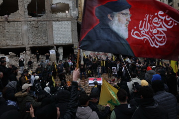 Liban: lieu du martyre de Seyyed Hassan Nasrallah à Dahiyeh