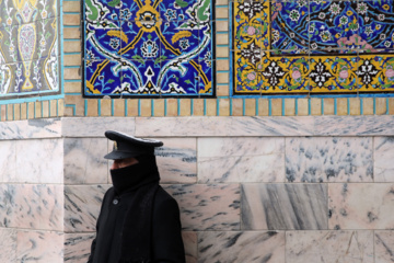 Chute de neiges à Mashhad dans le nord-est iranien 