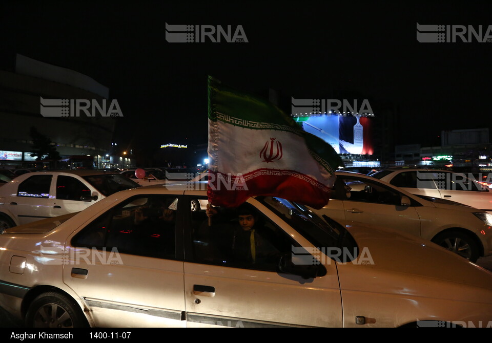 شادی مردم پس از صعود ایران به جام جهانی قطر