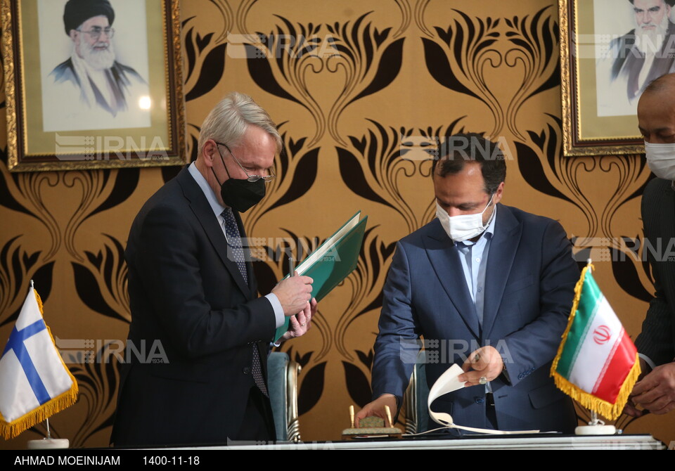 امضاء تفاهم نامه اقتصادی بین ایران و فنلاند