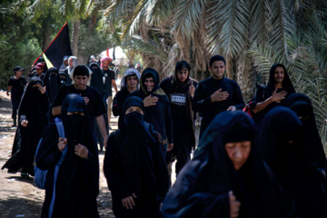 Marche d'Arbaeen:  route de Divaniyeh