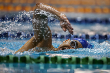 Des compétitions de natation à Téhéran 