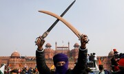 تظاهرات کشاورزان هندی در پایتخت این کشور به خشونت کشیده شد 