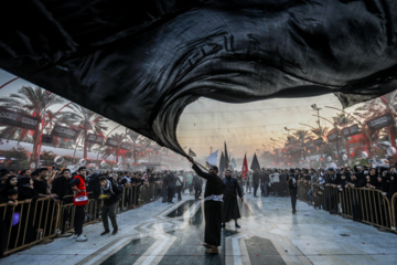 عزاداری در غروب کربلا