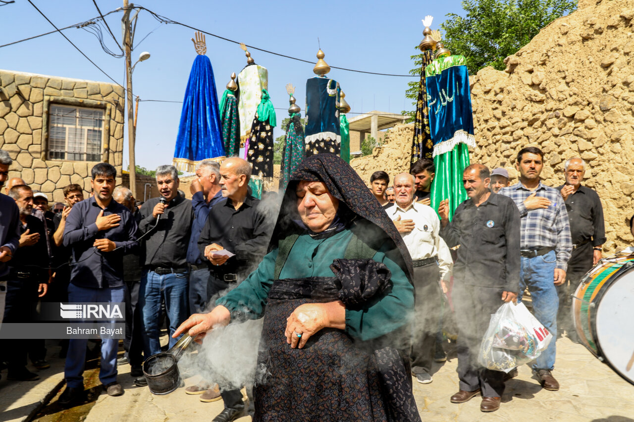 آیین سنتی علم گردانی درسجین - زنجان