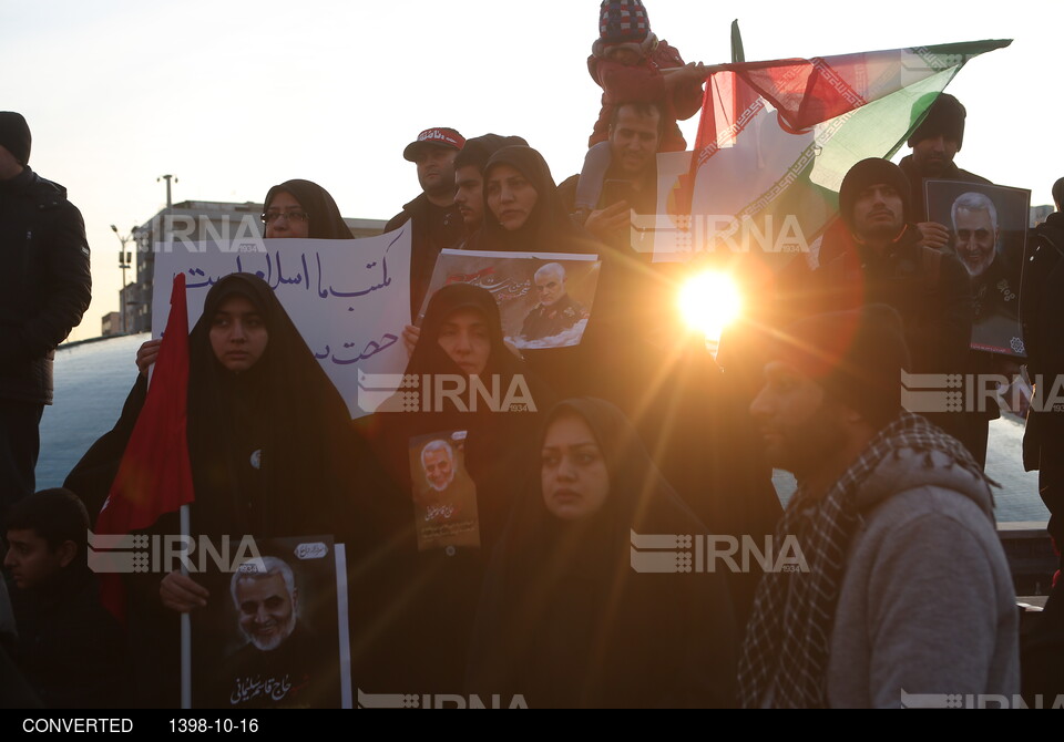 وداع با سربازان وطن - تشییع پیکر سردار سلیمانی