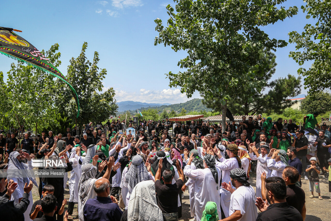 عزاداری روز عاشورا- روستای مرزی باغچه سرا آستارا - گیلان