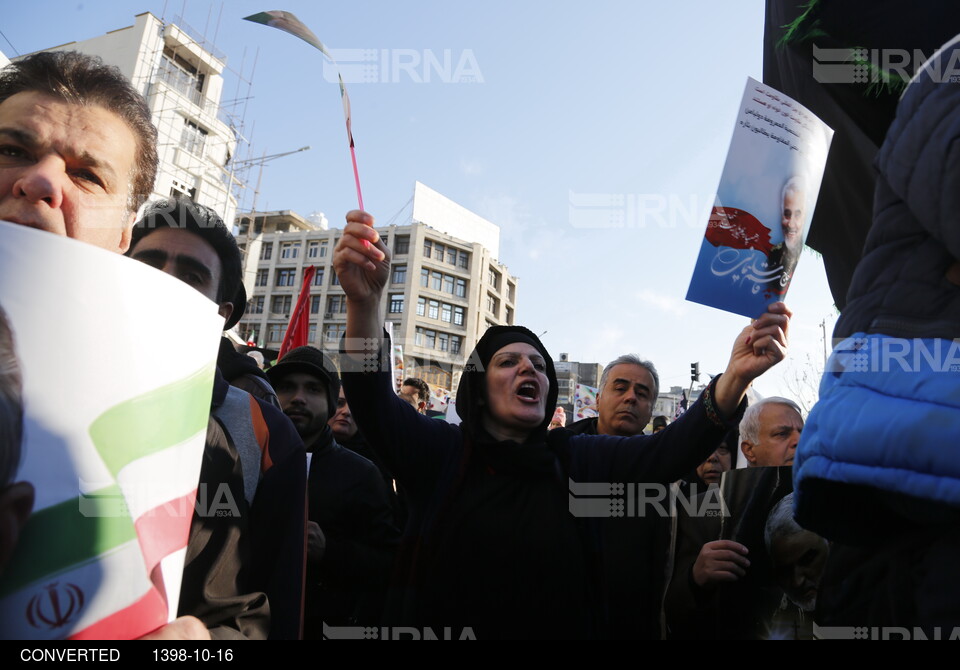 وداع با سربازان وطن - تشییع پیکر سردار سلیمانی