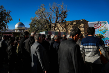 تشییع پیکر شهدای گمنام - روستای ملکشیر