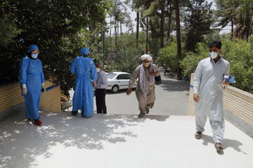 خدمت رسانی کادر درمانی بیمارستان بوعلی زاهدان