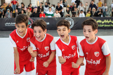 Street football and basketball competitions held in Tabriz