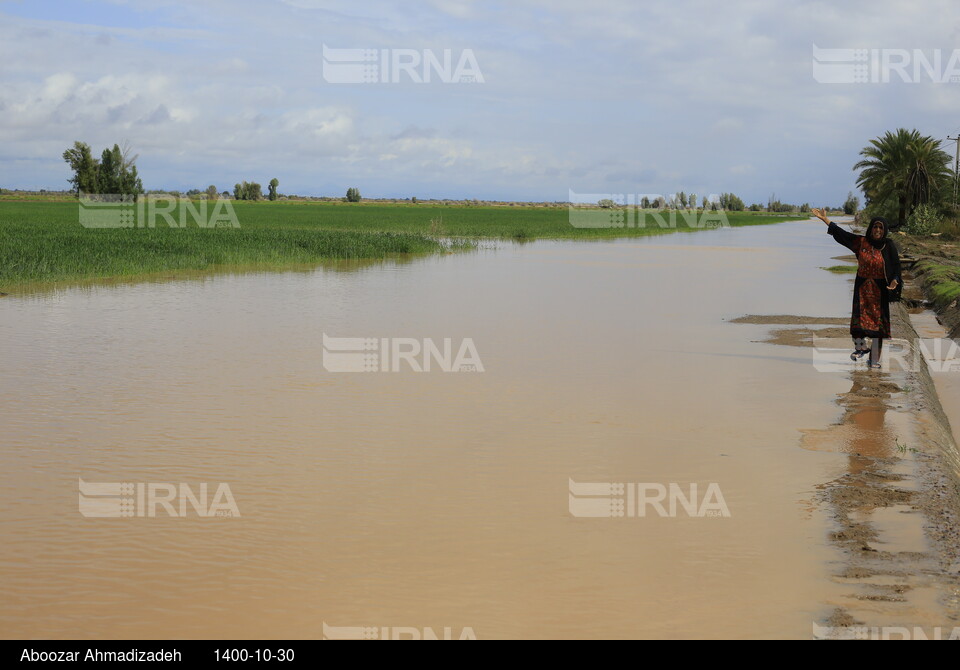 سیلاب در جنوب کرمان