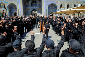 Mashhad, de luto por el aniversario del fallecimiento del Profeta del Islam