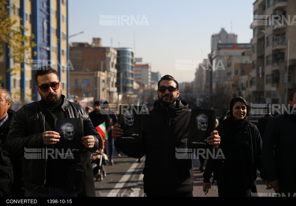 وداع با سربازان وطن - تشییع پیکر سردار سلیمانی