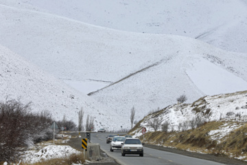 سپیدپوش شدن مناطق کوهستانی کردستان