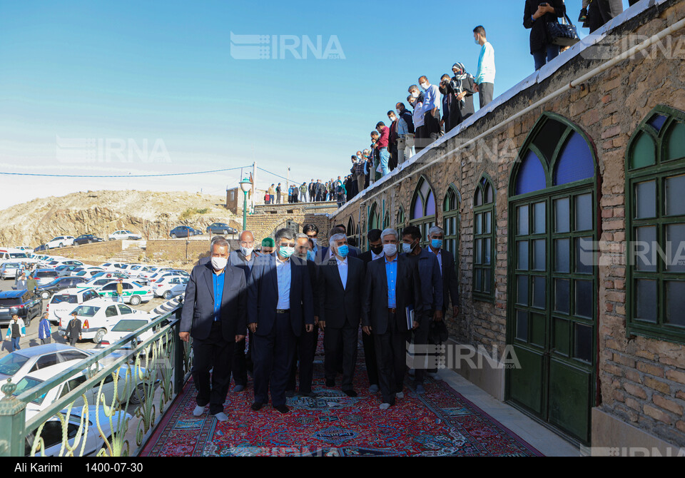 سفر وزیر ورزش و جوانان به استان مرکزی - حضور در آستان مقدس امامزاده سید احمد (ع) هزاوه