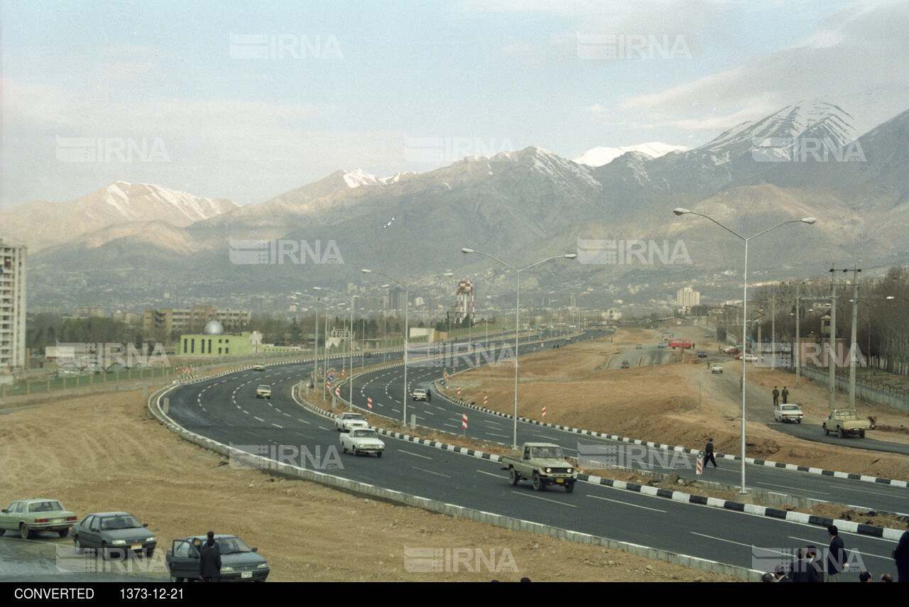 افتتاح بزرگراه بابائی توسط رییس جمهوری