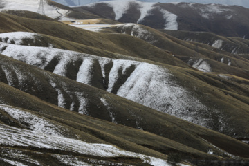 سپیدپوش شدن مناطق کوهستانی کردستان