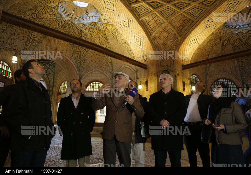 بازدید خبرنگاران از بناهای تاریخی قزوین