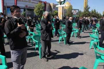 عزاداری مردم میاندوآب در اربعین حسینی