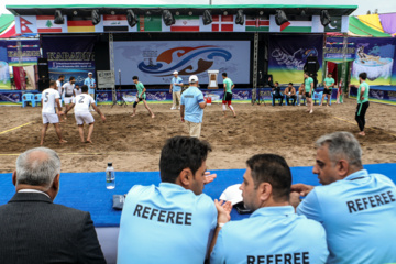 Iran : tournoi de championnat du monde du Kabaddi sur la plage