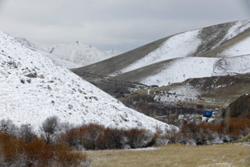 سپیدپوش شدن مناطق کوهستانی کردستان