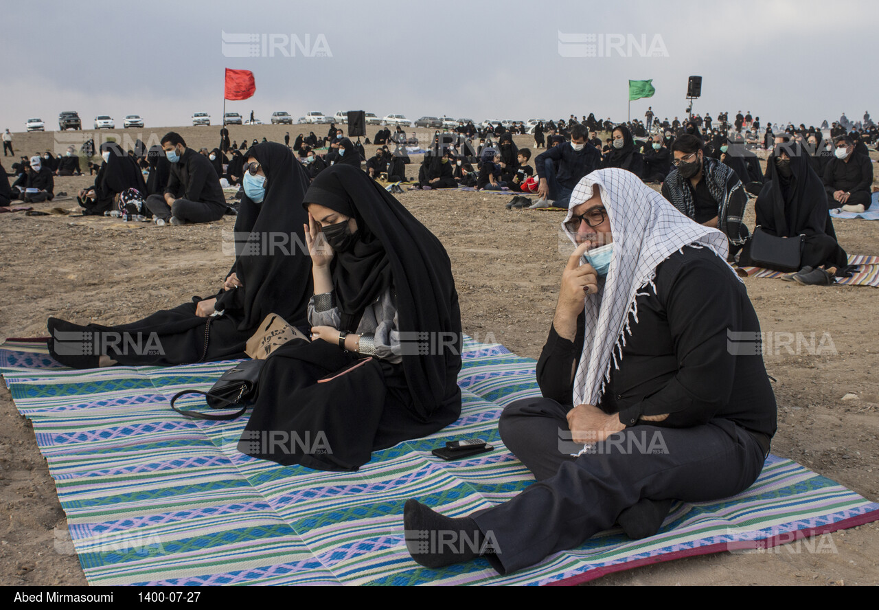 عزاداری در صحرای سمنان