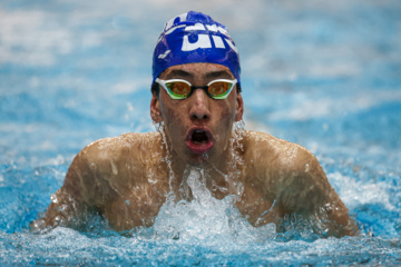 Des compétitions de natation à Téhéran 