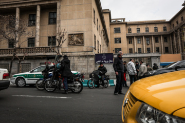 Imágenes sacadas por IRNA del edificio donde fueron asesinados dos jueces del Tribunal Suprema en Teherán