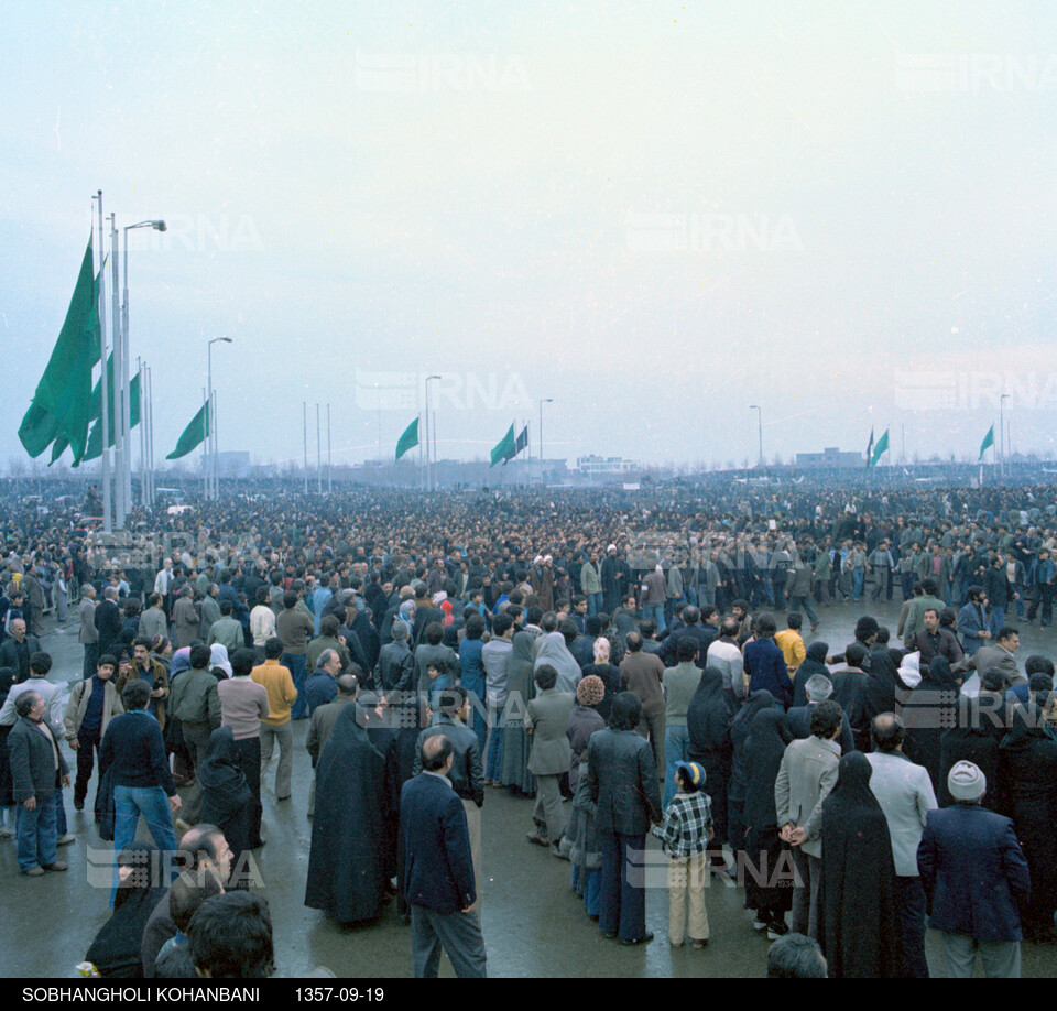 راهپیمایی مردم تهران در روز تاسوعا سال 1357