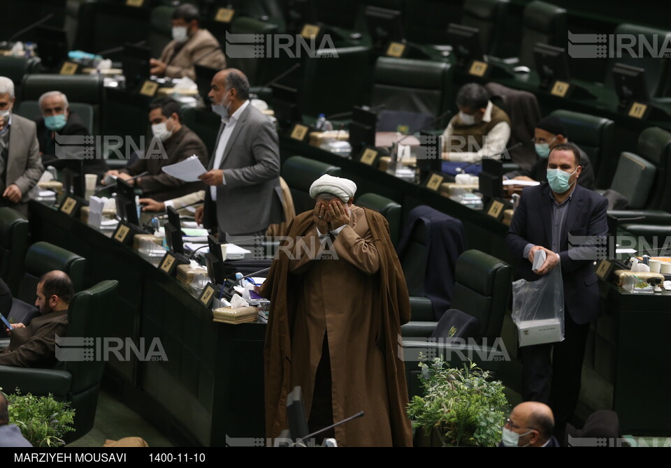 جلسه علنی  مجلس شورای اسلامی 10 بهمن 1400