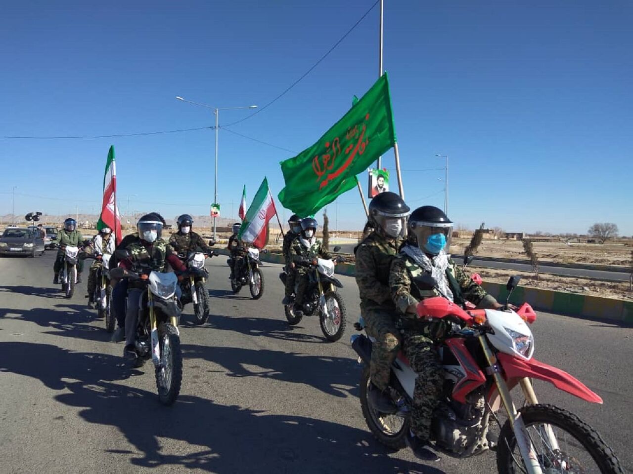 راهپیمایی موتوری و خودرویی ۲۲ بهمن در ۸۰ نقطه یزد برگزار می‌شود