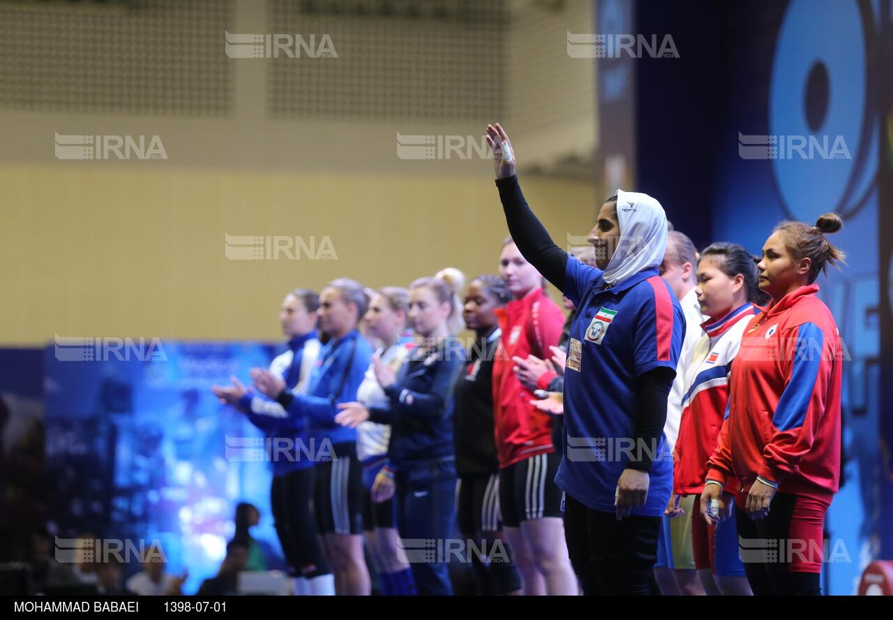 مسابقات جهانی وزنه برداری زنان - سیده الهام حسینی