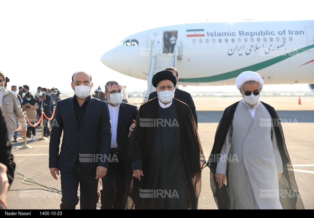 ورود رییس جمهوری به استان هرمزگان