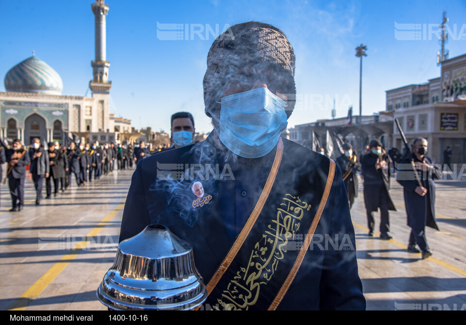 عزاداری خادمین کریمه اهل بیت (ع) در روز شهادت حضرت فاطمه زهرا (س)