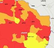 افزایش آسانسوری مبتلایان موج چهارم کرونا در خراسان رضوی