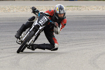 Courses de motos à Téhéran 
