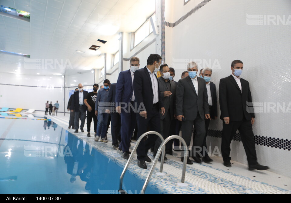 سفر وزیر ورزش و جوانان به استان مرکزی - افتتاح مجتمع ورزشی خورشید خمین