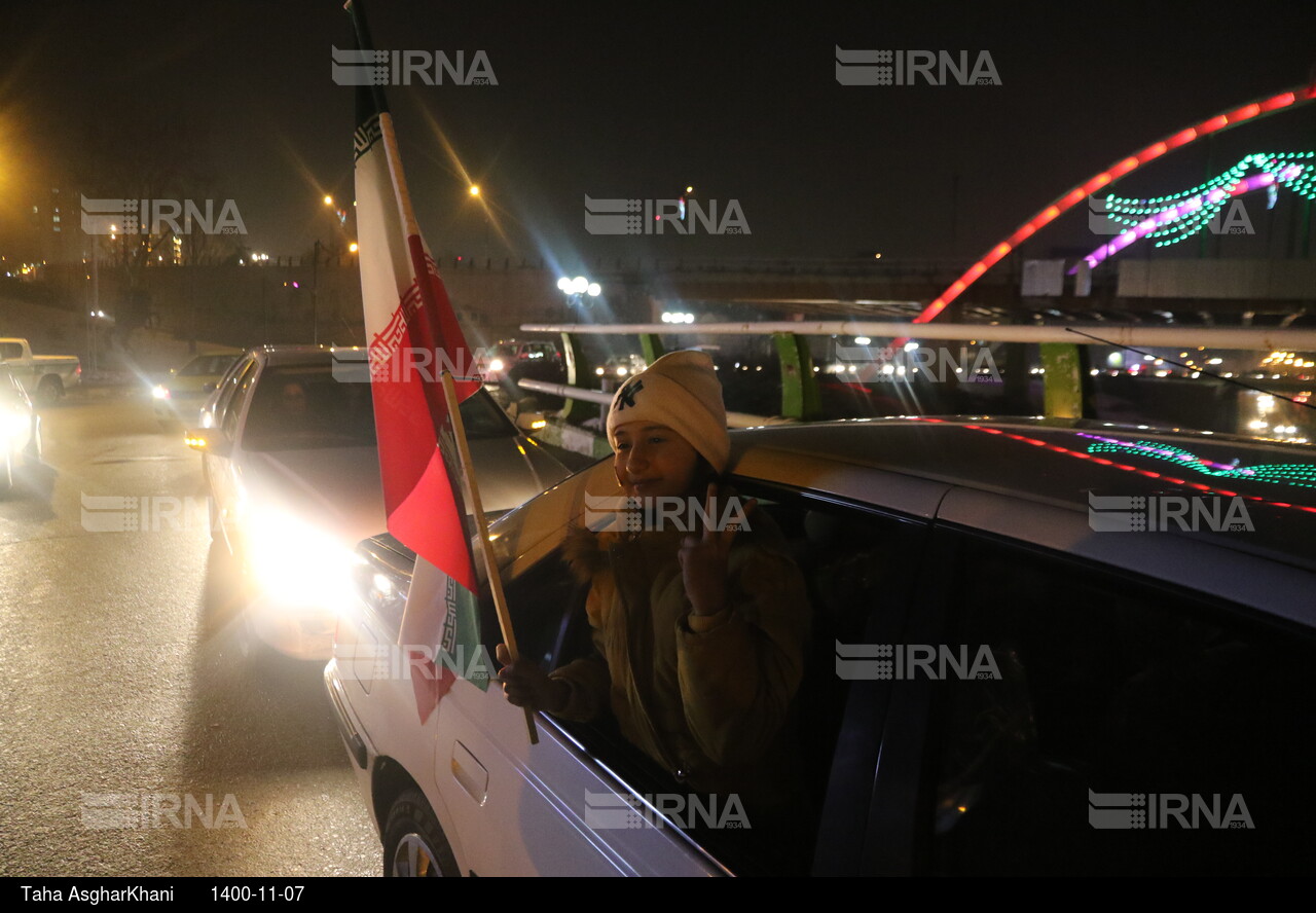 شادی مردم ارومیه پس از صعود ایران به جام جهانی قطر