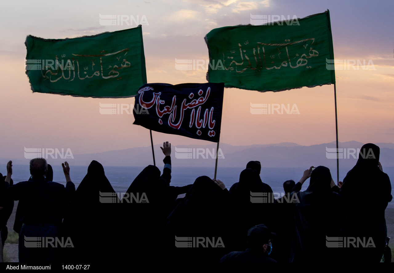 عزاداری در صحرای سمنان