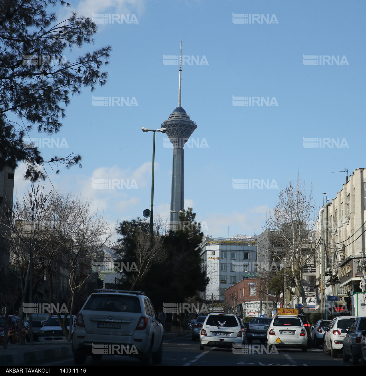 برج میلاد در هوای پاک تهران