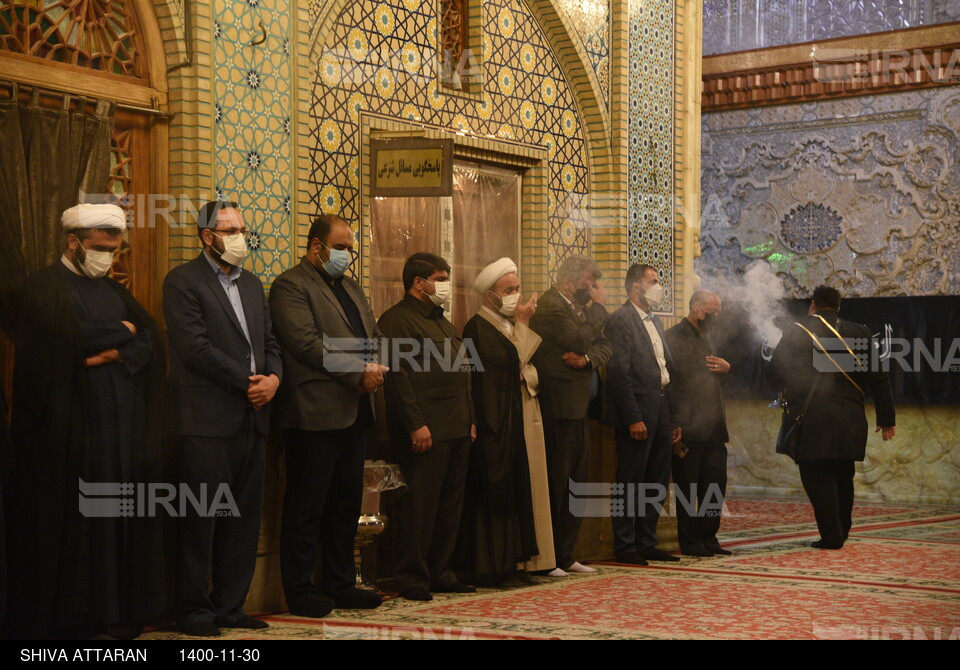 مراسم لاله گردانی شب شهادت احمد بن موسی (ع) در شیراز