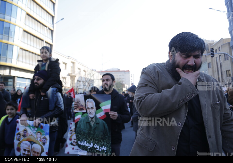 وداع با سربازان وطن - تشییع پیکر سردار سلیمانی