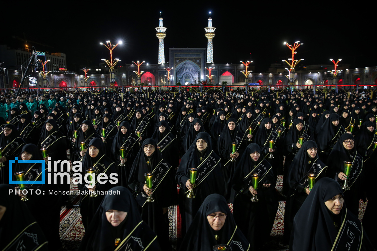 مراسم خطبه خوانی شب شهادت امام رضا (ع)