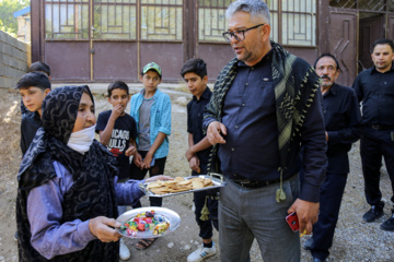 زائران پیاده حرم رضوی