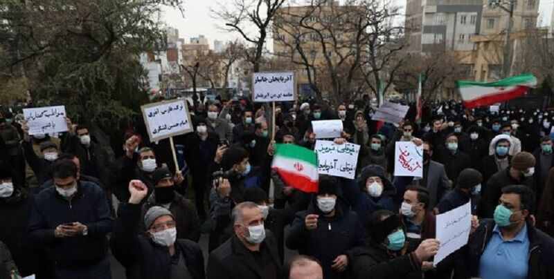 تجمع اعتراضی مقابل کنسولگری ترکیه در تبریز