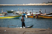 Le port de pêche de Kong au sud de l'Iran