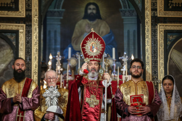 Cérémonies de la naissance et du baptême de Jésus (béni soit-il) à Tabriz (nord-ouest iranien) 