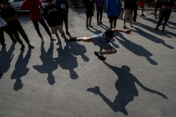 Campeonato Nacional de Parkour en Tabriz