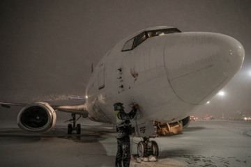 La nieve otoñal cubre de blanco Mashhad